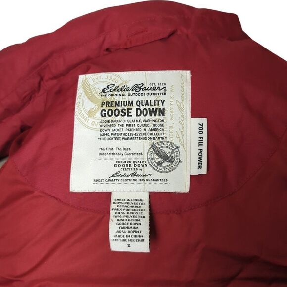 Eddie Bauer Goose Down Puffer Vest - Picture 7 of 7